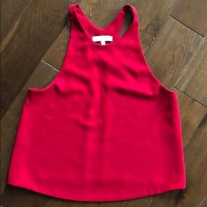 IRO FR36 ruby red open back tank